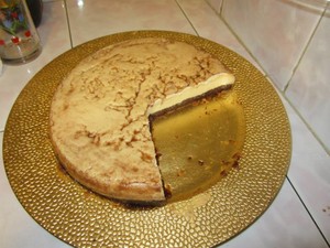 Pay de Queso con chocolate